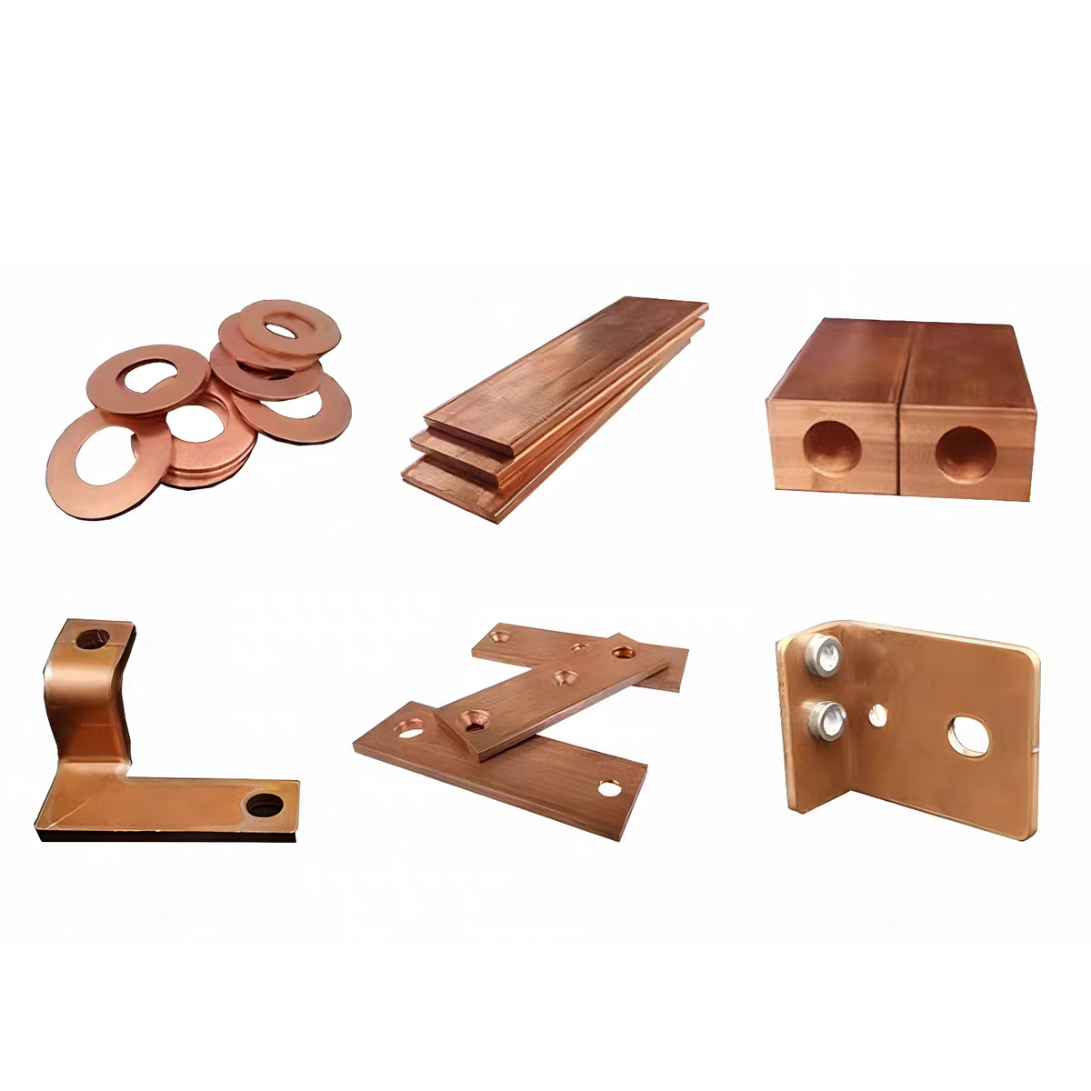 Copper Sheet Metal Precision CNC Cutting Bending Machining P